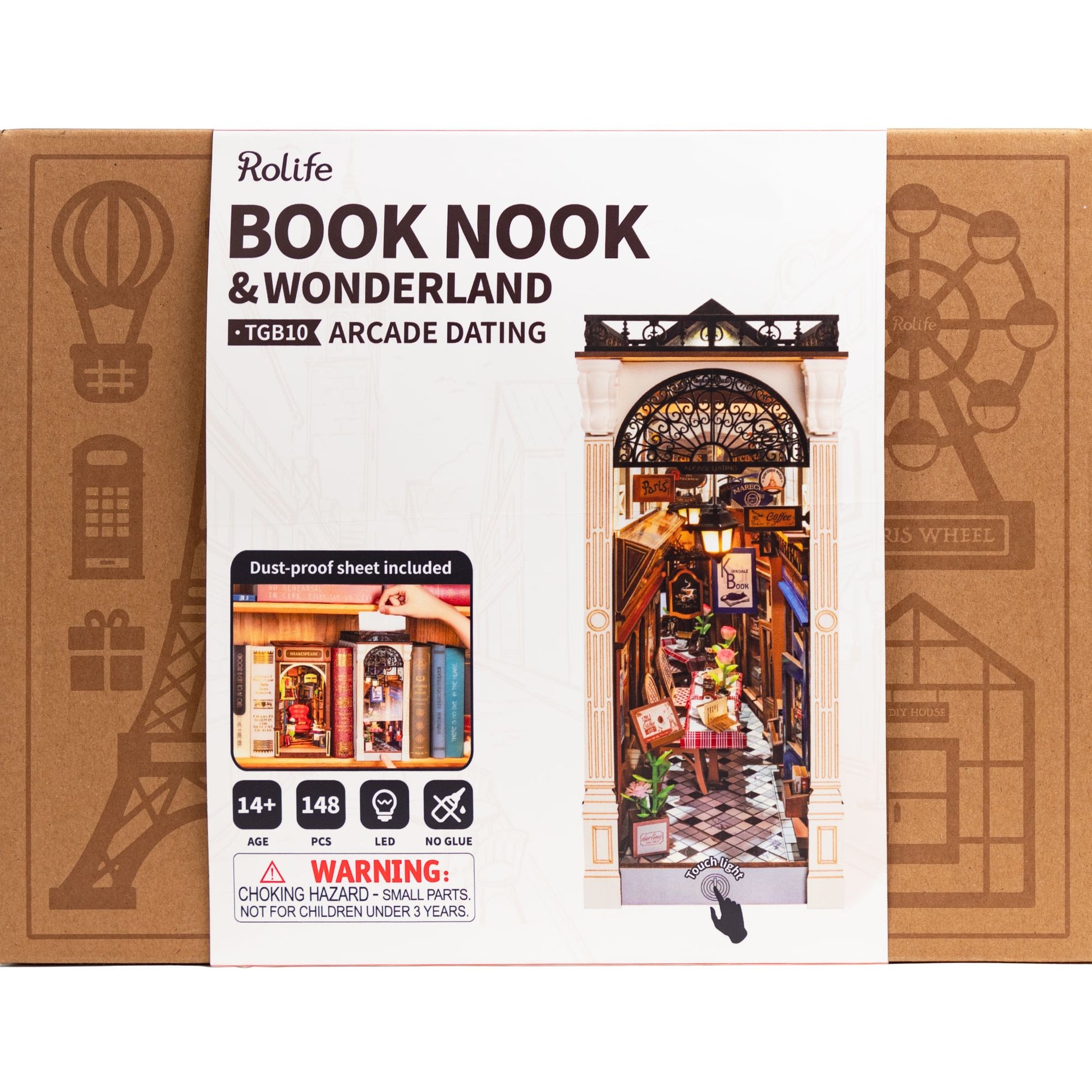 Book Nook - Maquette serre-livres, Arcade dating TGB10 Boutique Rolife Robotime 