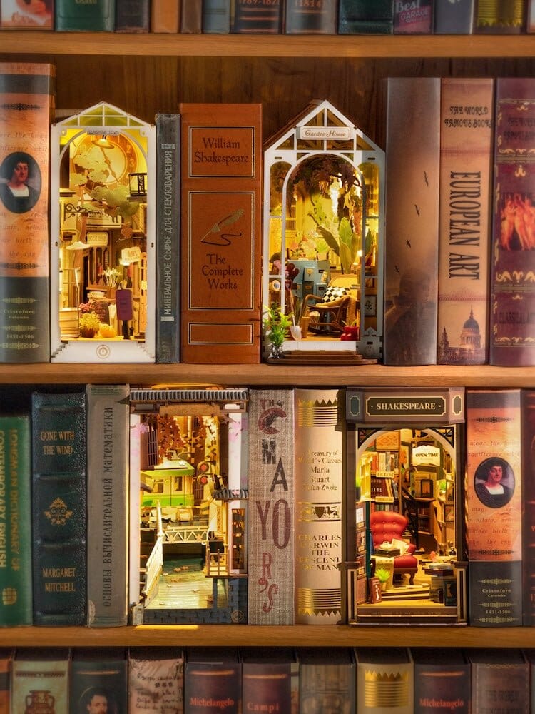 Book Nook - Maquette serre - livres, Bookstore TGB07 - Missa Arles