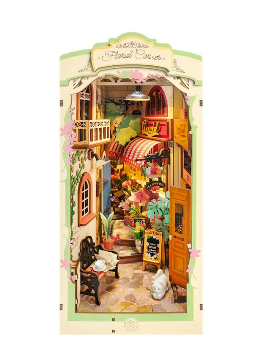 Book Nook - Maquette serre - livres, Floral Corner TGB09 - Missa Arles