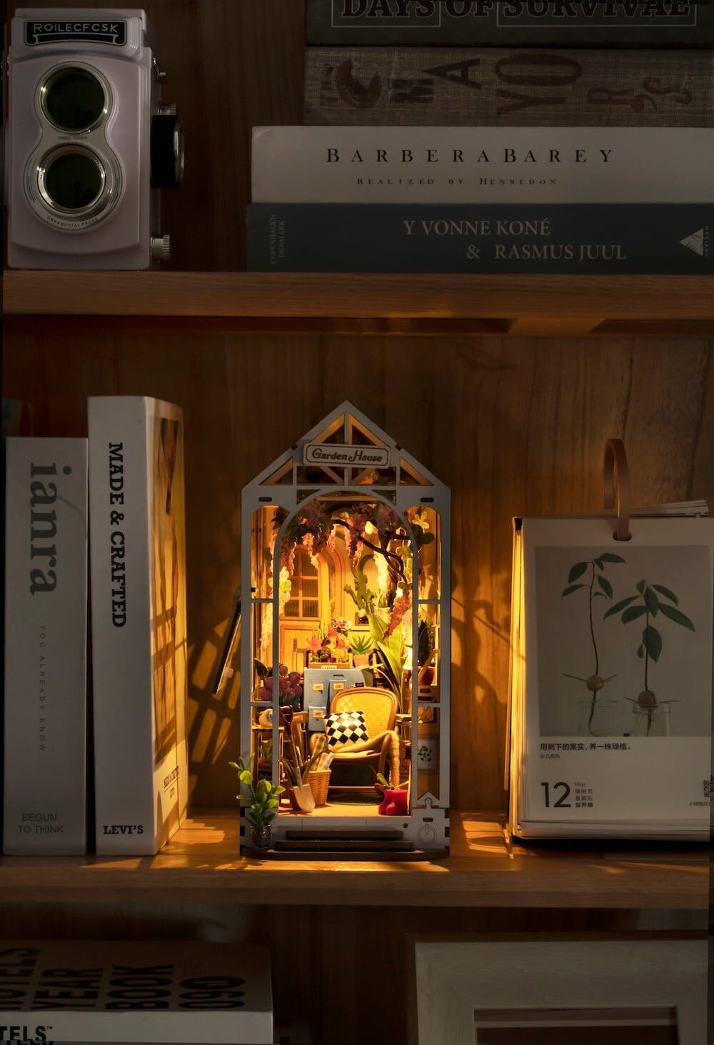 Book Nook - Maquette serre - livres, Garden House TGB06 - Missa Arles