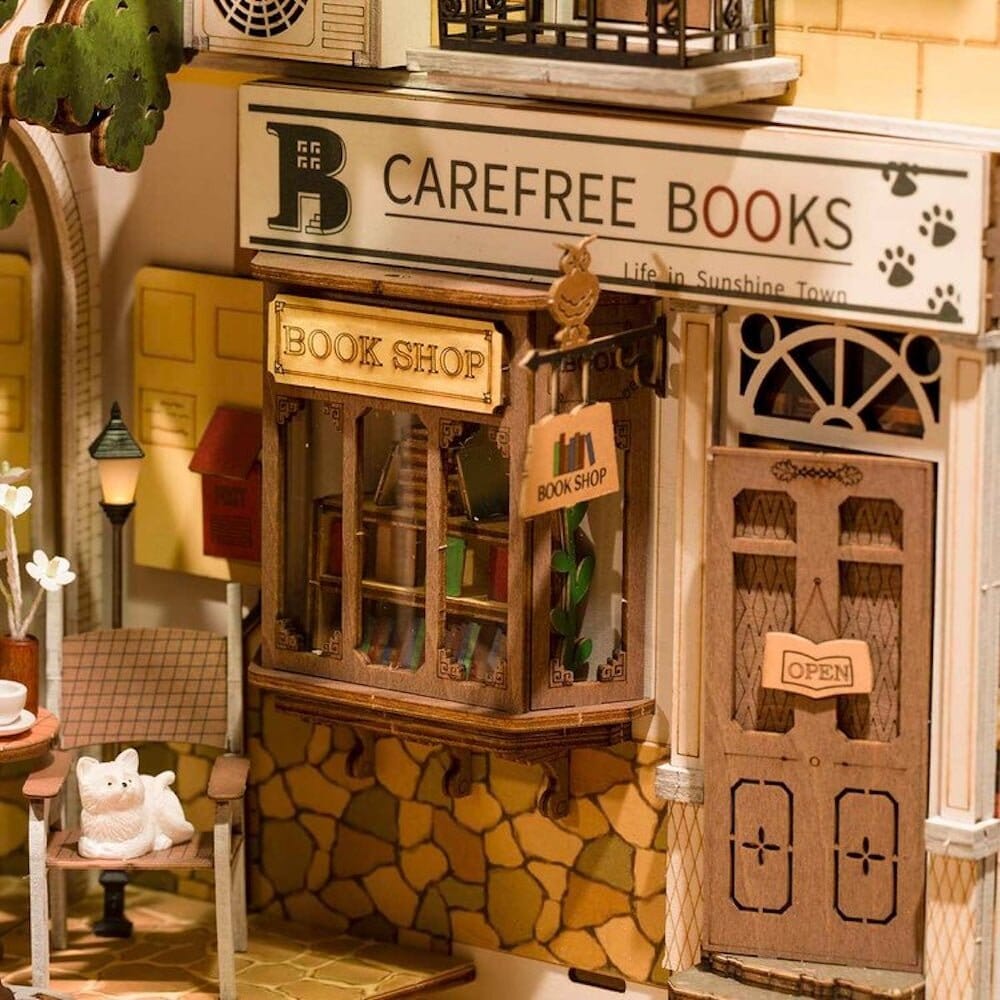 Book Nook - Maquette serre - livres, Sunshine Town TGB02 - Missa Arles