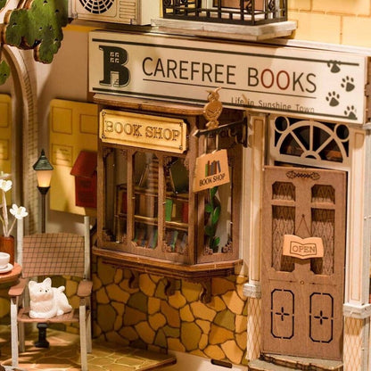 Book Nook - Maquette serre - livres, Sunshine Town TGB02 - Missa Arles