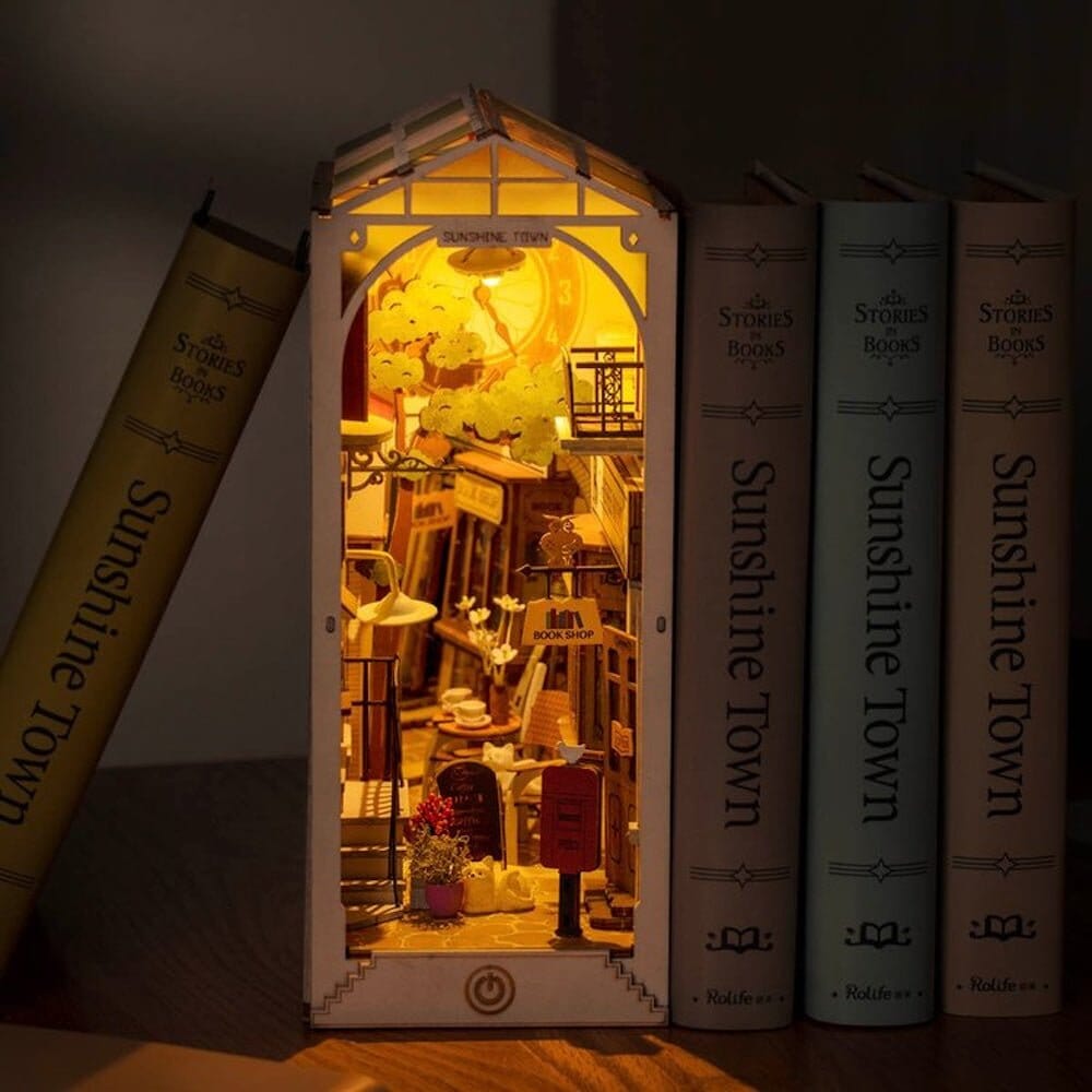 Book Nook - Maquette serre - livres, Sunshine Town TGB02 - Missa Arles