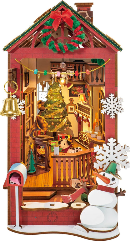 BookNook - Maquette serre - livres, Christmas Indoor Scene TGC07 - Missa Arles