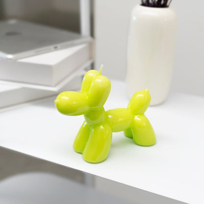 Bougie Dog Balloon vert Lime - Missa Arles