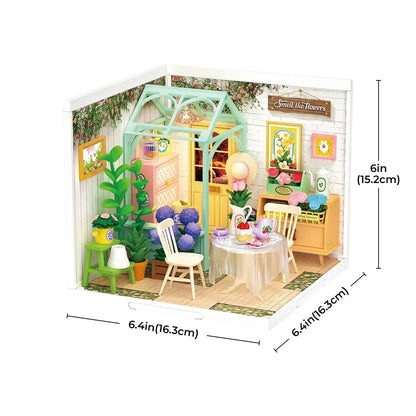 Maquette Blooming Tea garden - maison miniature - Rolife DW013B Boutique Rolife Robotime 