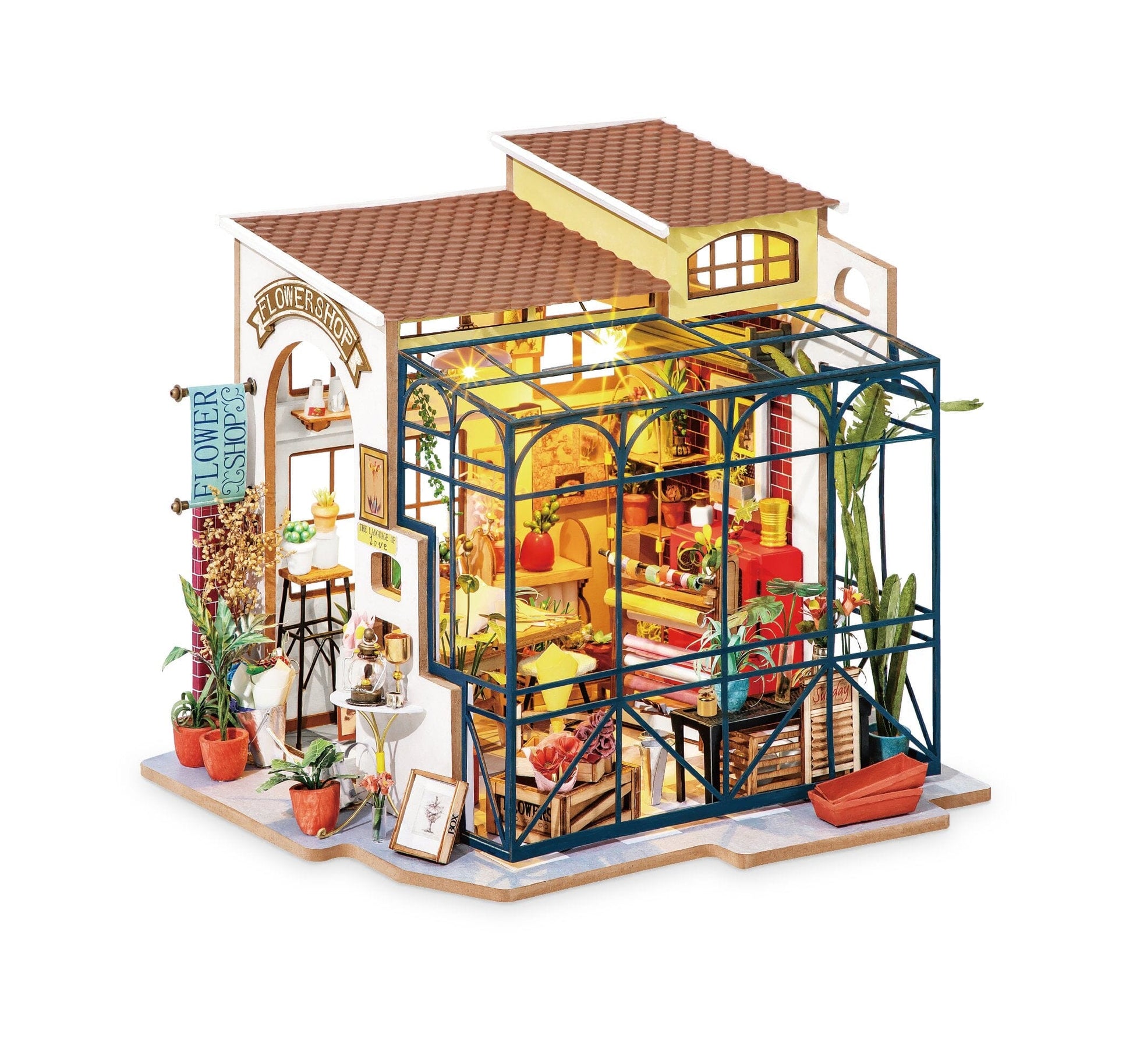 Maquette Emily's flower shop - maison miniature - Rolife - Missa Arles