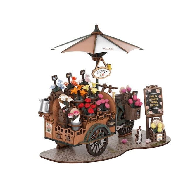 Maquette - Puzzle 3D en bois Rolife Blossom Cart TGS03 - Missa Arles