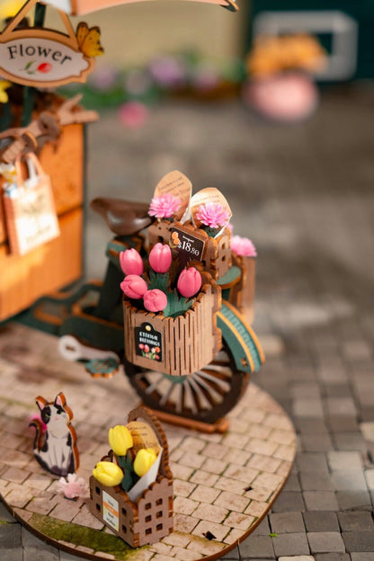 Maquette - Puzzle 3D en bois Rolife Blossom Cart TGS03 - Missa Arles