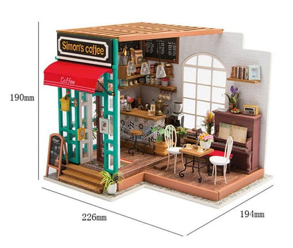 Maquette Simon's Coffee - maison miniature - Rolife - Missa Arles