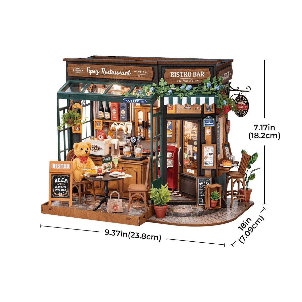 Maquette Tipsy restaurant - maison miniature - Rolife DG167 Boutique Rolife Robotime 