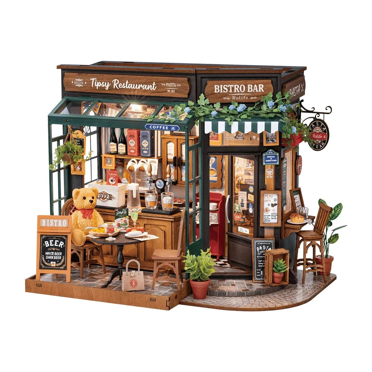 Maquette Tipsy restaurant - maison miniature - Rolife DG167 Boutique Rolife Robotime 