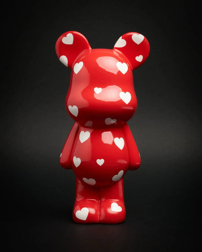 Mega Tirelire Teddy Coeur Rouge 40 cm Boutique Blogo 