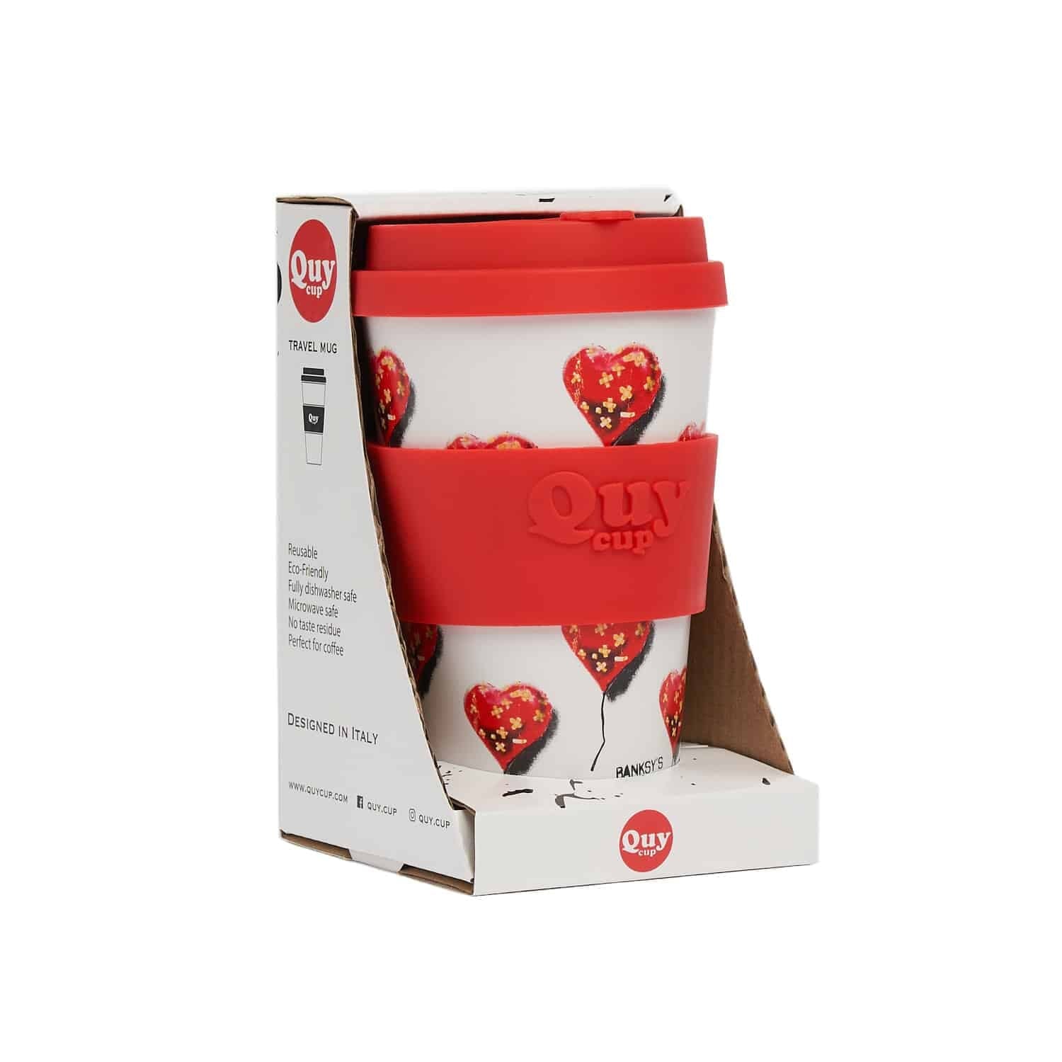 Mug 400ml Bandaged Heart Banksy - Missa Arles