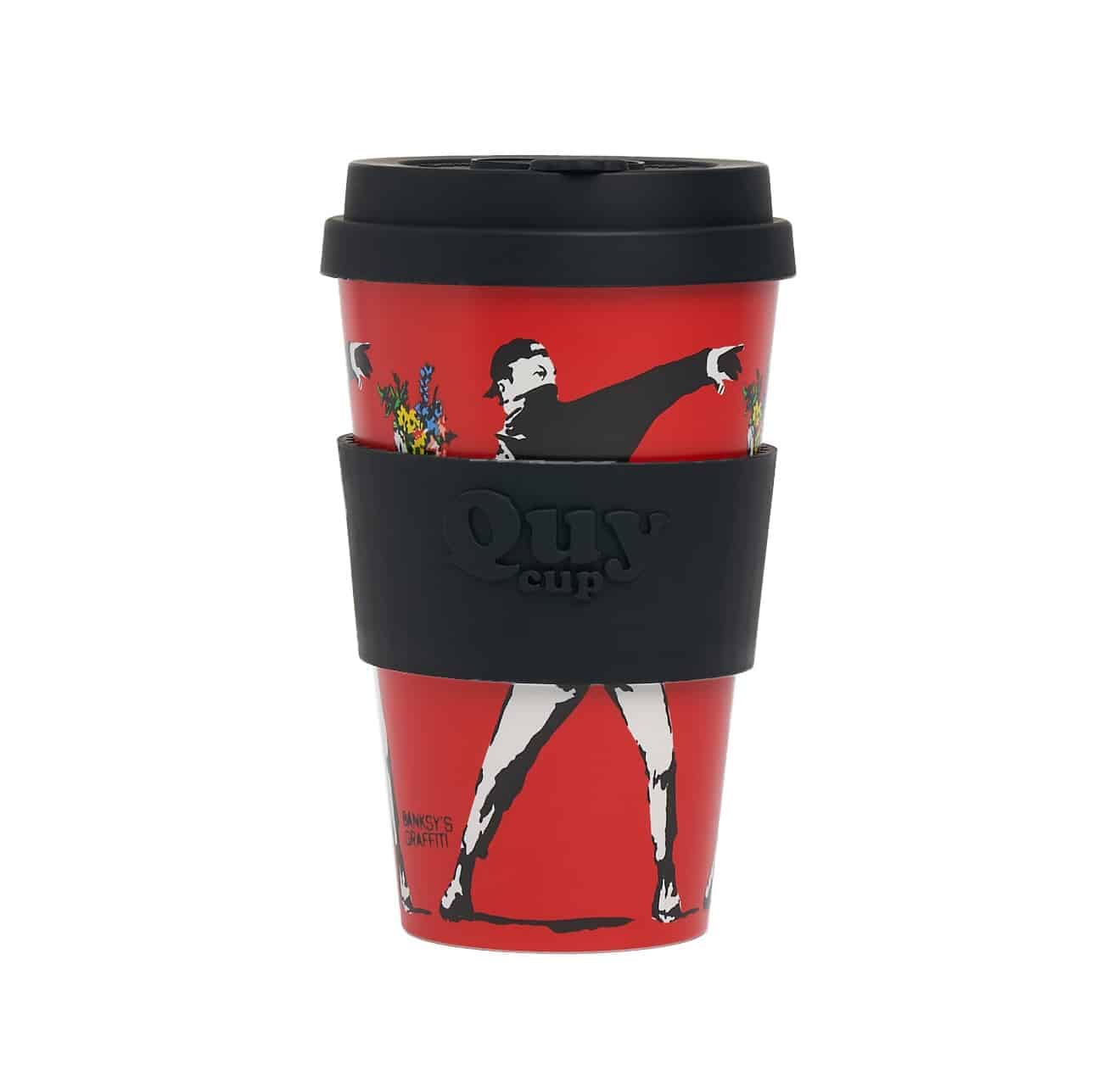 Mug 400ml Flower Thrower Banksy - Missa Arles