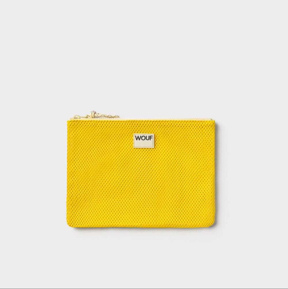 Pochette Mesh effet filet - Wouf Boutique Wouf Jaune 