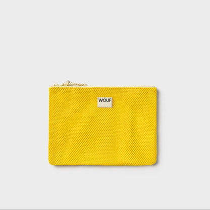 Pochette Mesh effet filet - Wouf Boutique Wouf Jaune 