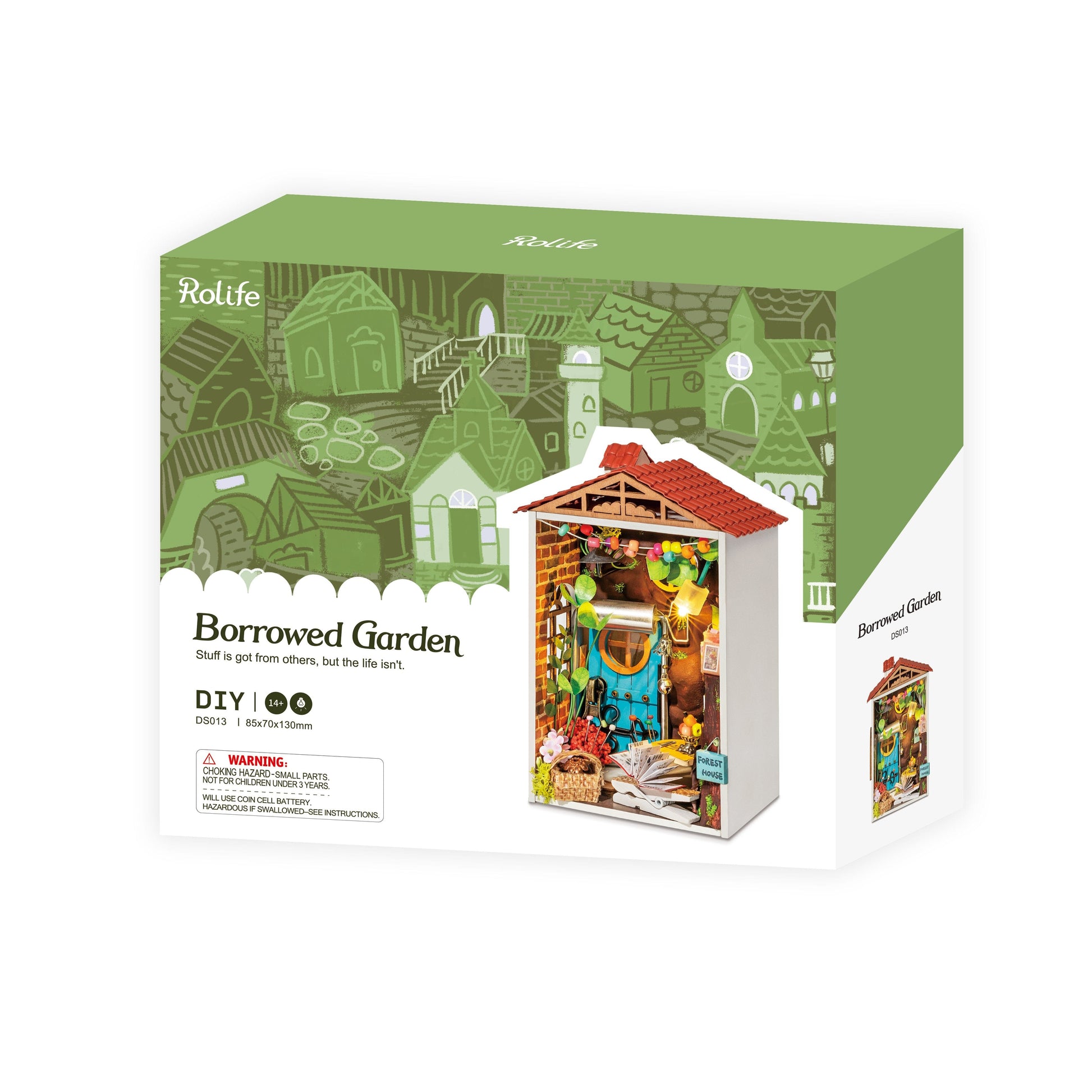 Tiny house - Borrowed Garden - Miniatures DIY DS013 - Missa Arles