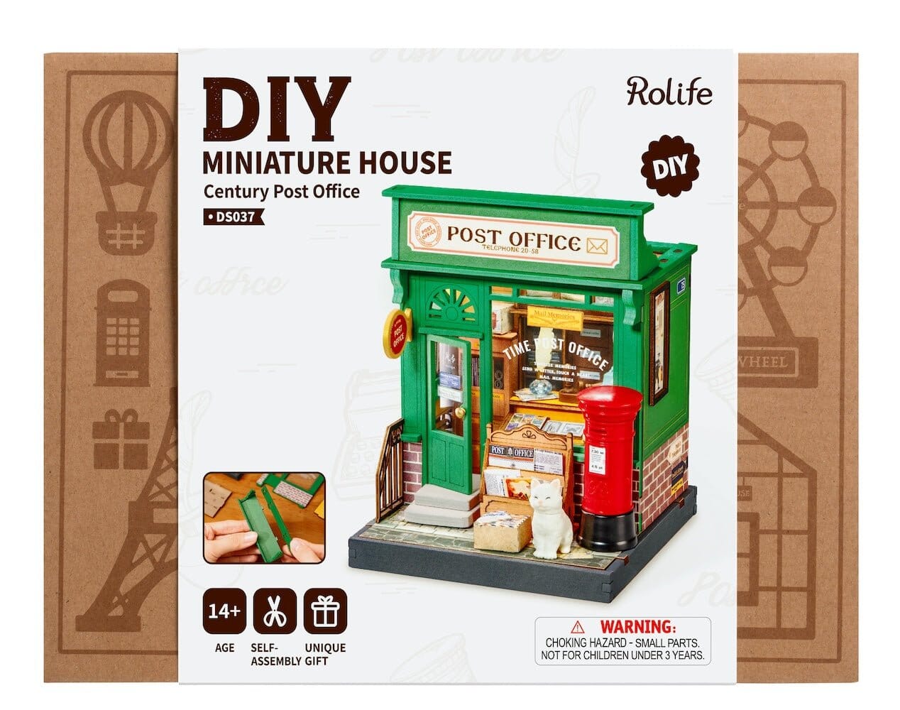 Tiny house - Century Post Office - Miniatures DIY DS037 - Missa Arles