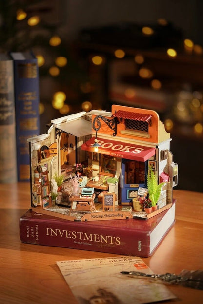 Tiny house - Corner Bookstore - Miniatures DIY DG164 - Missa Arles