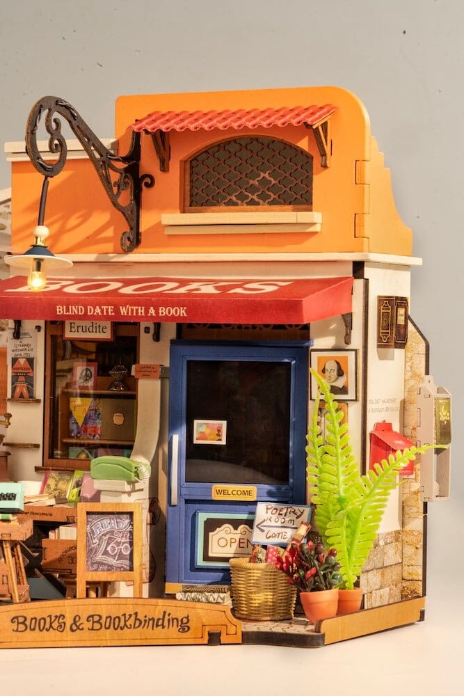 Tiny house - Corner Bookstore - Miniatures DIY DG164 - Missa Arles