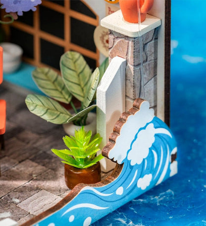 Tiny house - Sea Holiday Restaurant - Miniatures DIY DS039 - Missa Arles