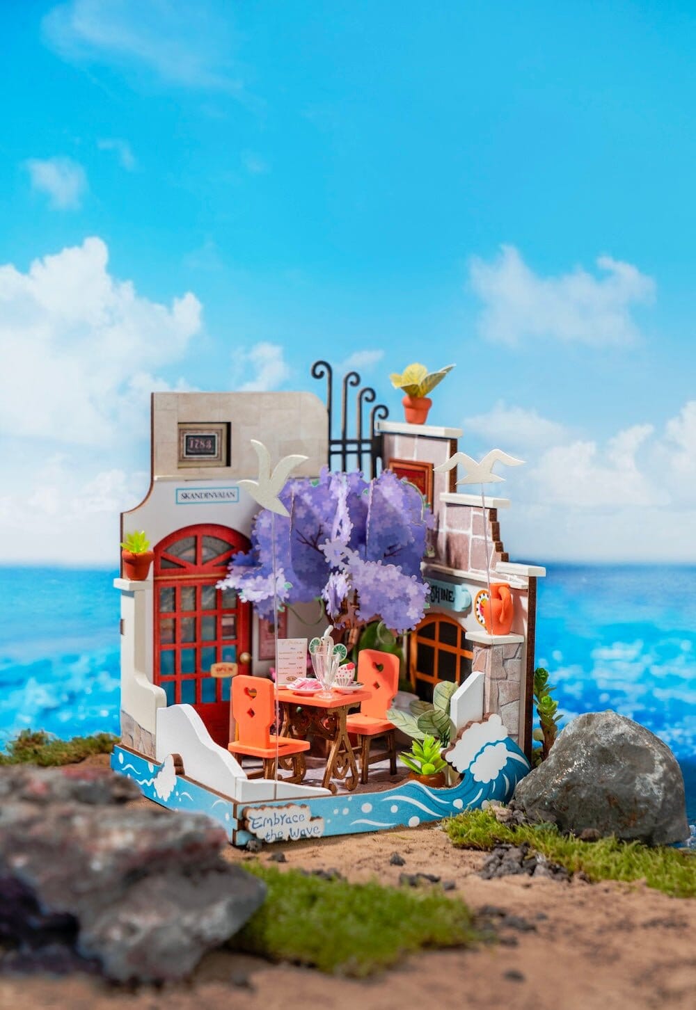 Tiny house - Sea Holiday Restaurant - Miniatures DIY DS039 - Missa Arles