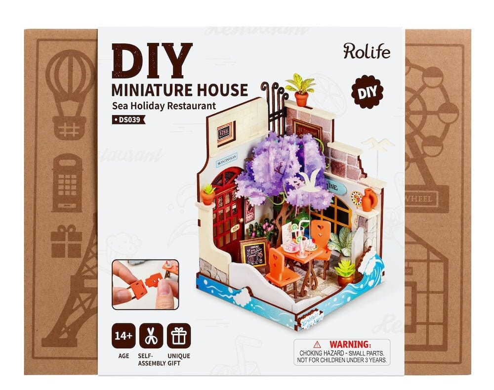 Tiny house - Sea Holiday Restaurant - Miniatures DIY DS039 - Missa Arles