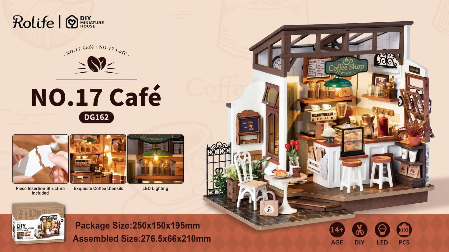 Tiny house - Slow life café - Miniatures DIY DG162 - Missa Arles