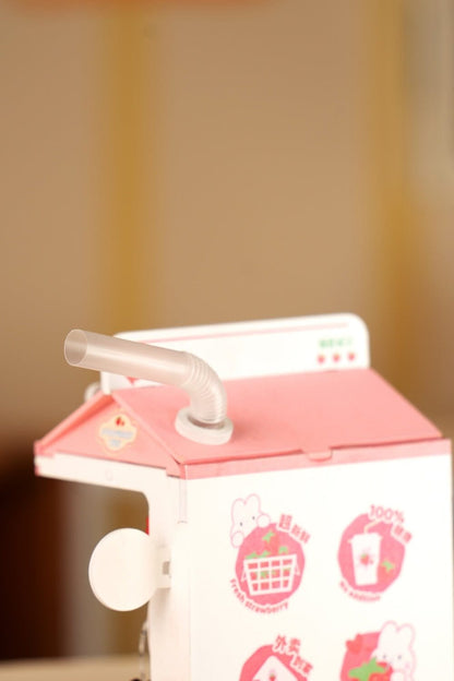 Tiny house - Strawberry milk box - Miniatures DIY DS034 - Missa Arles