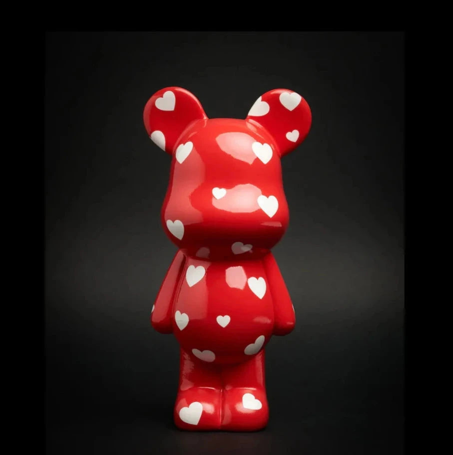 Tirelire Teddy Coeur Rouge 24 cm Boutique Blogo 