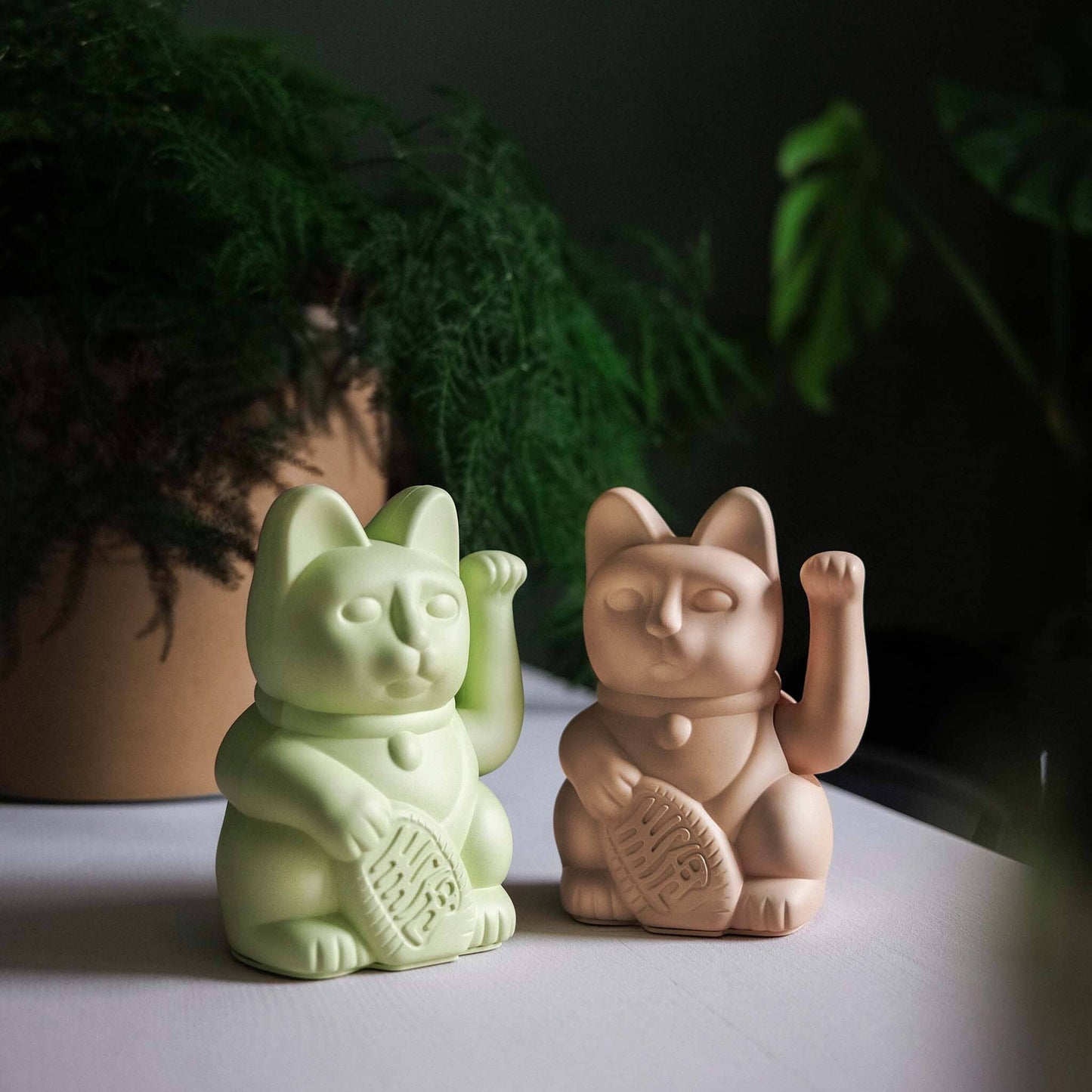 Lucky Cat Maneki Neko beige clair- Loyauté - Missa Arles