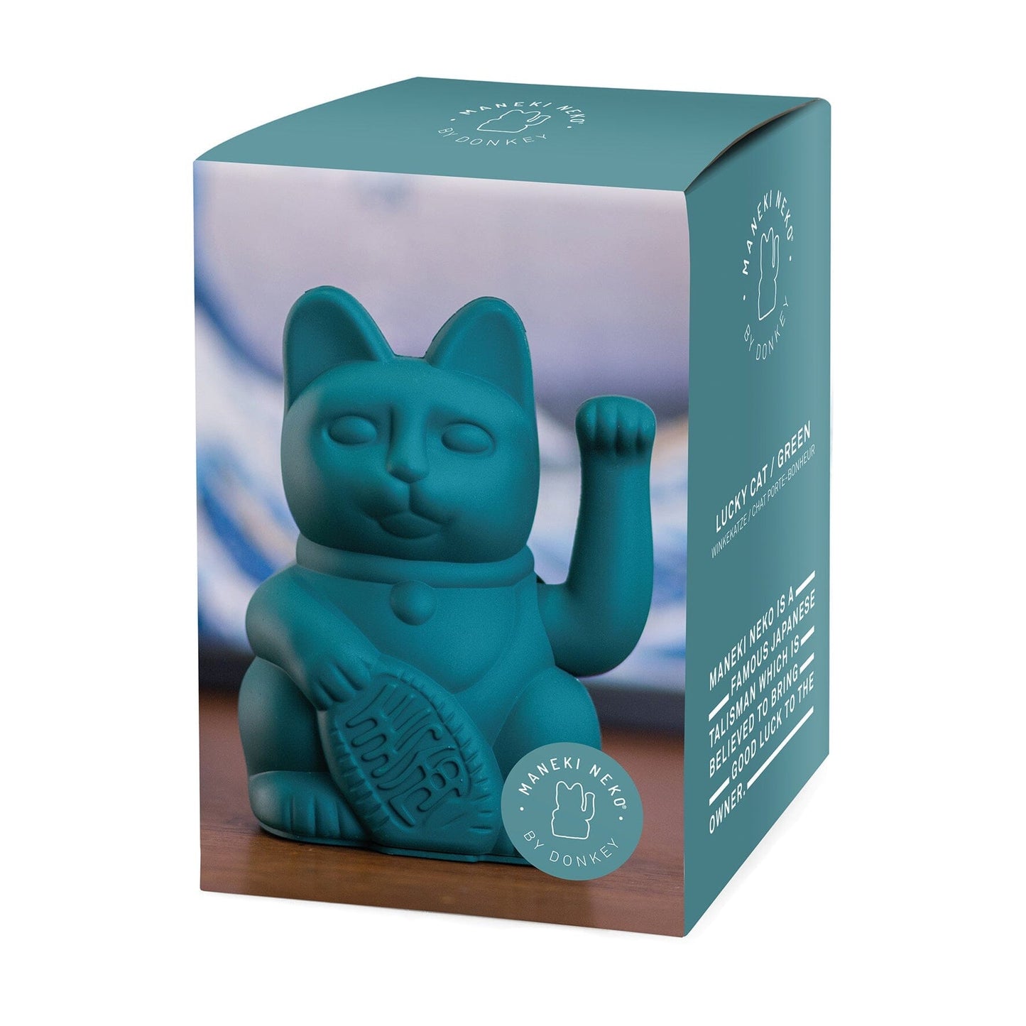 Lucky Cat Maneki Neko vert - Famille - Missa Arles