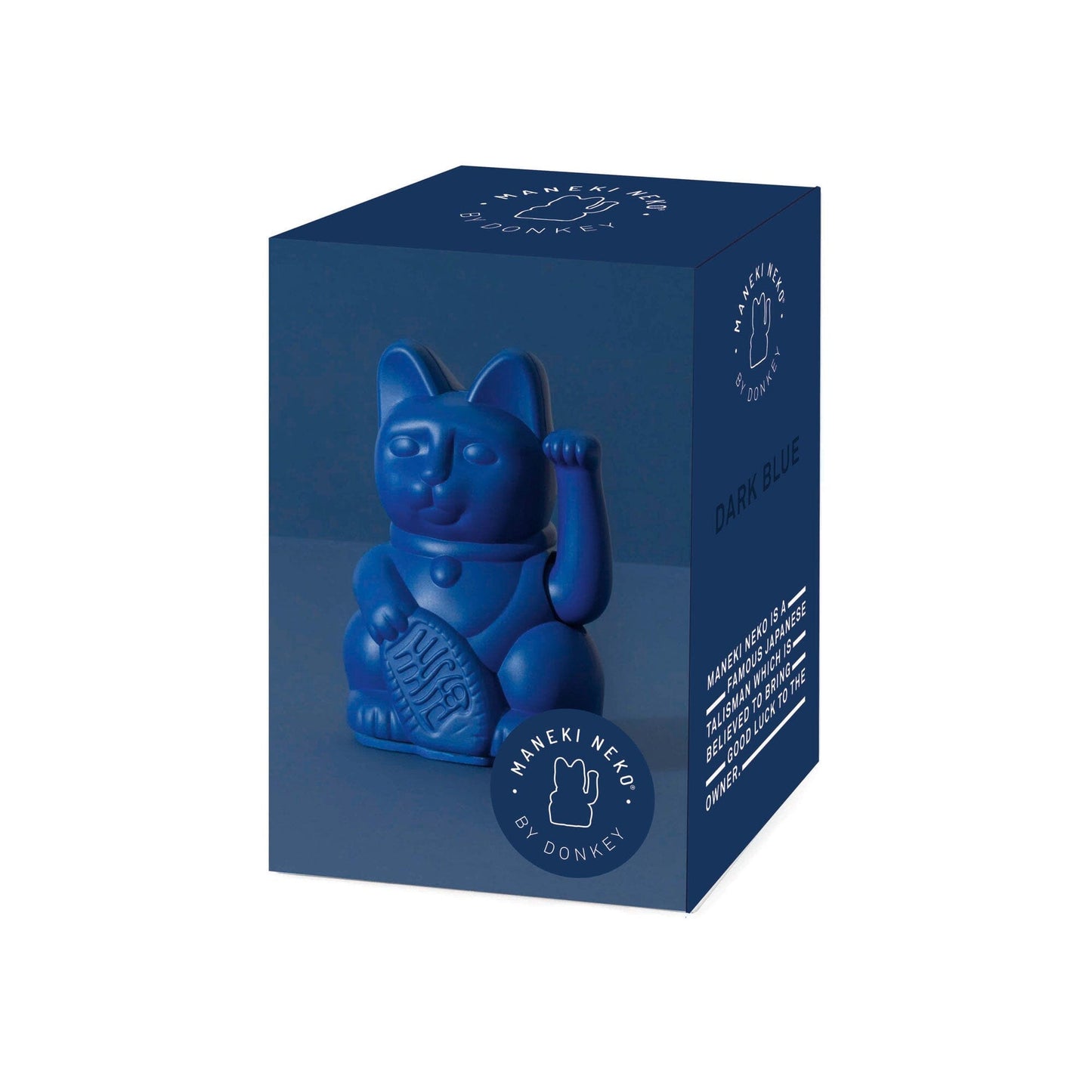 Mini Lucky Cat Maneki Neko Bleu foncé - Sincérité - Missa Arles