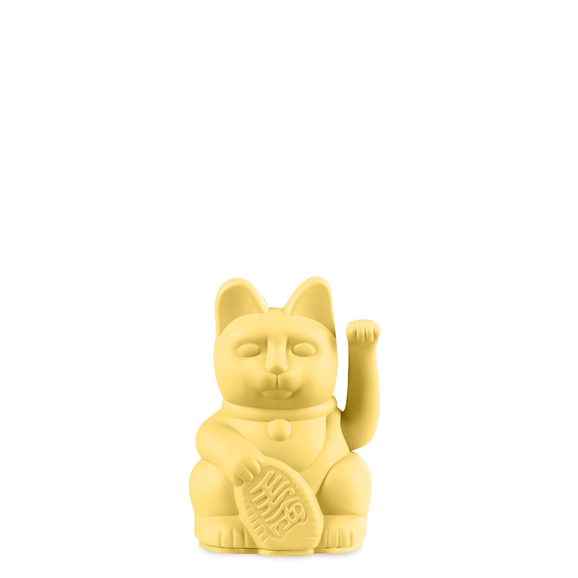 Mini Lucky Cat Maneki Neko Jaune - Prospérité - Missa Arles